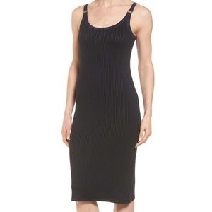 michael kors navy hardware detail dress